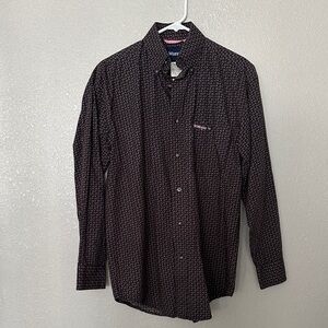 Men’s Wrangler Breast Cancer Awareness Long Sleeve Button Down Shirt